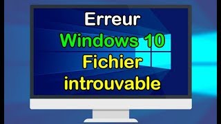 Résoudre l’erreur quotFichier introuvable Vérifiez le nom du fichier et réessayezquot [upl. by Allerym]