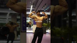 How to get to single digit body fat fatloss chestworkout [upl. by Ramoj]