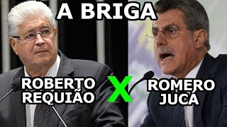 A BRIGA DE ROBERTO REQUIÃO E ROMERO JUCÁ [upl. by Enymzaj]