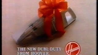 HOOVER DUBL DUTY WET amp DRY HAND HELD VAC TELEVISION COMMERCIAL [upl. by Kutzenco]