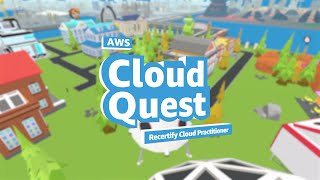 AWS Cloud Quest Recertify Cloud Practitioner  Amazon Web Services [upl. by Esimehc]