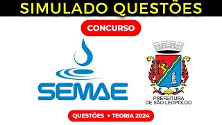 SIMULADO QUESTÕES Concurso Público SEMAERS Lei Orgânica Municipal São Leopoldo RS Aula 03 2024 [upl. by Markiv]