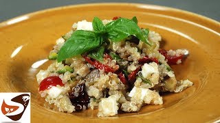 Quinoa con verdure Insalata semplice fresca e salutare – Quinoa Salad Recipe [upl. by Akirdna]