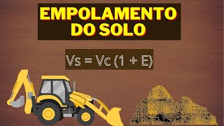 Cálculo do empolamento do solo e caçambas  EXEMPLO PRÁTICO [upl. by Eiahpets]