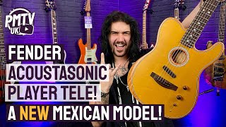 Fender Acoustasonic Player Telecaster  The New Mexican Made Acoustic Electric Hybrid Tele [upl. by Aedni]