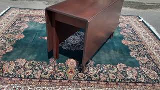 Mahogany Drop Leaf Dining Table [upl. by Aretha]