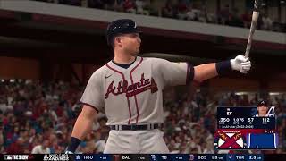 Atlanta Braves vs Philadelphia Phillies Game 138162 MLB THE SHOW 24 [upl. by Latreese61]