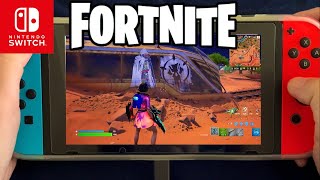 Fortnite Gameplay Full Game handcam Nintendo Switch Battle Royale 27 [upl. by Notsur]