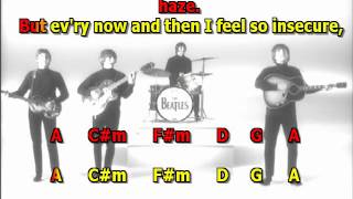 Help the Beatles best karaoke instrumental lyrics chords 2 Version [upl. by Sivert906]