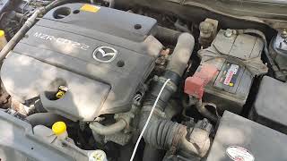 EGR amp air intake cleaning Mazda 6 22 mzrcd diesel [upl. by Evreh60]