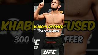 Khabib REFUSED 300 Crore ₹ to Fight again in UFC [upl. by Mctyre698]