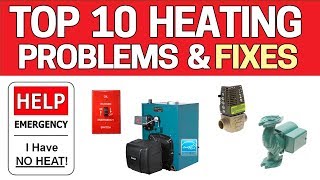 Top 10 Heating Problems EASY Fixes for No HEAT  Boiler  Furnace Troubleshooting OIL HEAT [upl. by Nidya]