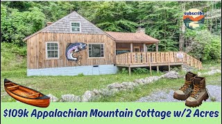 109k Appalachian Mountain Cottage w2 Acres [upl. by Schonfield]