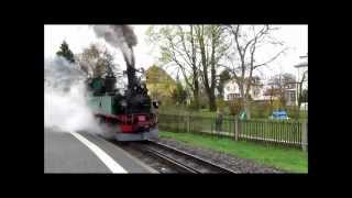 quotSchmalspurbahn RadebeulLößnitzgrundbahnquot Live Video von Wolfgang Schmökel [upl. by Edmee]