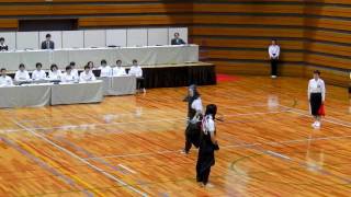 第１１回全日本男子なぎなた選手権大会１２ 決勝 [upl. by Ajoop]