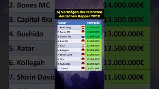 Die reichsten deutschen Rapper in 2024 [upl. by Hilar264]