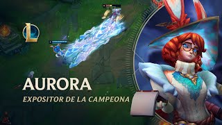 Expositor de la campeona Aurora  Experiencia de juego  League of Legends [upl. by Iden]