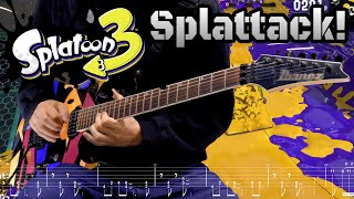 Splatoon 3  Splattack  Metal Guitar Cover  Tab [upl. by Mellisa679]