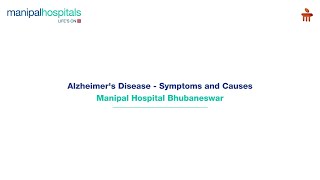 Manipal Hospital Bhubaneswar  Alzheimers Disease  Dr Aakash Agrawal [upl. by Aisatsana]