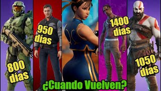 LAS SKINS MÁS ESPERADAS DE FORTNITE EN 2024 😍 [upl. by Yeliw]