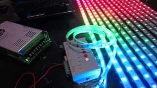 How to Build an LED Display 1 Basic Wiring and Setup WS2801 LEDs [upl. by Nessy119]