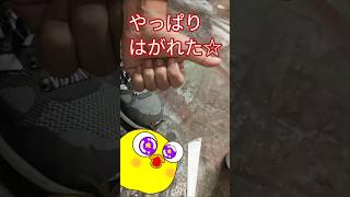 おれのアディダスおわたー しゅーず 修理 ハンドメイド diy 靴 セカスト アディダス [upl. by Katzen]