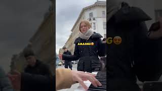 PART 2 DONE piano publicpiano shortfeed publicreaction prank foryou popular song shorts [upl. by Castora865]