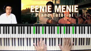 Eenie Meenie  Justin Bieber amp Sean Kingston Piano Tutorial  Not Angka [upl. by Aiym]