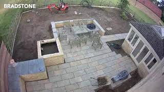 Bradstone Before amp After Time Lapse Porcelain Paving Stones  Case Study  Bradstone [upl. by Otiv519]