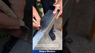 90 degree arc angle marking ruler  The workers do their job perfectly  machine shorts [upl. by Rexer]