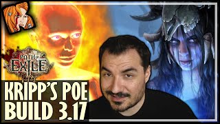 KRIPP’S 317 POE BUILD BURNING ANIMATE GUARDIAN  Path of Exile [upl. by Suidaht339]