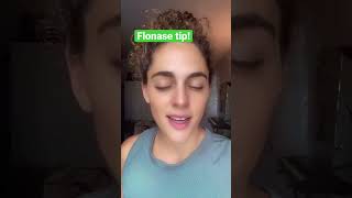 Flonase Tip How to use flonase nose spray  Who knew [upl. by Hamrah]