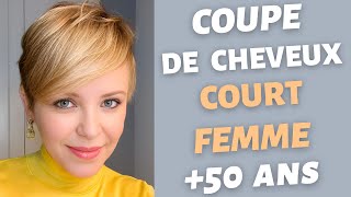 COUPE DE CHEVEUX COURT FEMME 50 ANS ET PLUS  ANNE BLANC [upl. by Akihsar97]