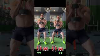 quot🔥HeelsElevated Squat vs Goblet Squat Which Builds Better Legs shortsquot [upl. by Anele]