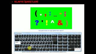 Klavyede nokta ve virgül işareti nasıl yapılır How to make period and comma marks on keyboard [upl. by Aehsat]