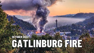 Downtown Gatlinburg Fire at Puckers Sports Grill amp More OCT 9 2022 [upl. by Waechter]