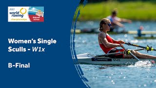 2023 World Rowing Championships  Womens Single Sculls  BFinal Olympic Qualification [upl. by Anaela]