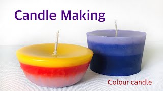 How to make candle at home  Christmas Candle  Candle making tutorial for Beginners [upl. by Calysta]