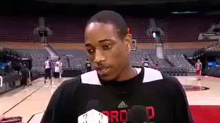 Raptors Practice DeMar DeRozan [upl. by Sallad631]