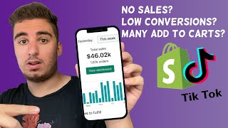 Why Your Tik Tok Ads Or Organic Videos Isnt Making Sales  Low Conversions Shopify Dropshipping [upl. by Reese]