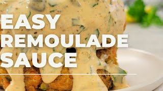 HOMEMADE REMOULADE SAUCE  HOW TO MAKE REMOULADE [upl. by Dickman]