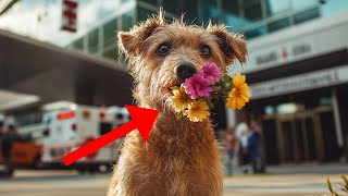 Lost Dog Appears Outside Hospital Every Day – The Reason Will Leave You Speechless [upl. by Notsob571]