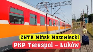 PKP Terespol – Łuków Jedziemy pociągiem ZNTK Mińsk Mazowiecki Поїзд у Польщі [upl. by Osber]