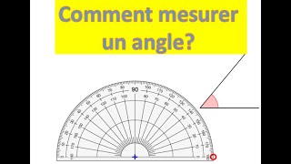 Comment mesurer un angle [upl. by Rebekkah]