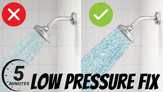 DONE RIGHT Fix Shower Head Low Water Pressure  Delta Kohler Moen [upl. by Akihsay962]