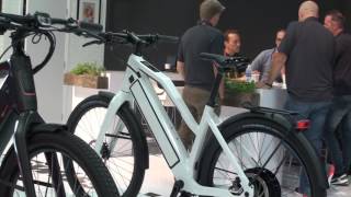 Stromer ST1 ST1X ST2 amp ST2S Electric Bikes at Interbike 2016  Electric Bike Report [upl. by Cadmar]