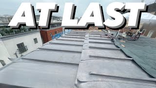 Lead Flat Roof Installation THE SOUTHAMPTON JOB EPISODE 6 PART 1 [upl. by Linus]