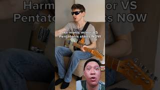 Harmonic minor VS pentatonic minor [upl. by Nereus]