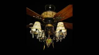 Ceiling Fan Light Fixture Makeover DIY [upl. by Tartan]