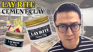 REVIEW POMADE  Lay Rite Cement Clay Pomade  Giữ nếp tốt hương siêu cuốn [upl. by Phyllis]